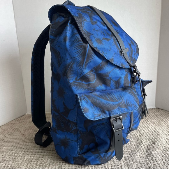Herschel Supply Co. Dawson Blue Hawaiian Print Backpack - Picture 6 of 16